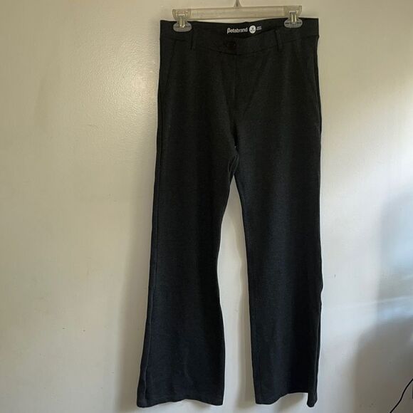 EUC WOMEN’S MEDIUM PETITE BETABRAND GRAY BOOTCUT/CLASSIC DRESS PANT/YOGA PANTS - Picture 7 of 8